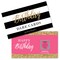 Big Dot of Happiness Chic Happy Birthday - Pink, Black and Gold - Birthday Party Game Scratch Off Dare Cards - 22 Count